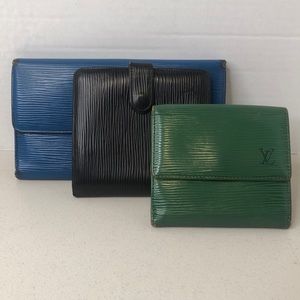 LOUIS VUITTON EPI WALLET BUNDLE